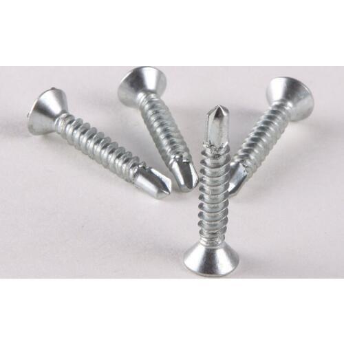 5PCS Special 410 Stainless Steel Flat Head Self Drilling Screws Countersunk Head Phillips Self-Drilling Screws M4.2 * 16
