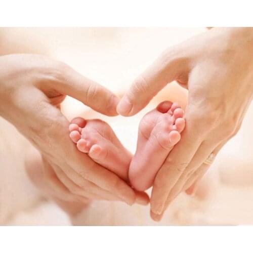 Full Square/Round Drill 5D DIY Diamond Painting "Baby feet" Embroidery Cross Stitch 5D Home Decor Gift