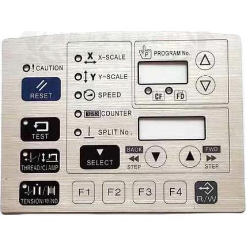 Brother arbor machine 430D date machine display operation panel film button face skin membrane switch new products