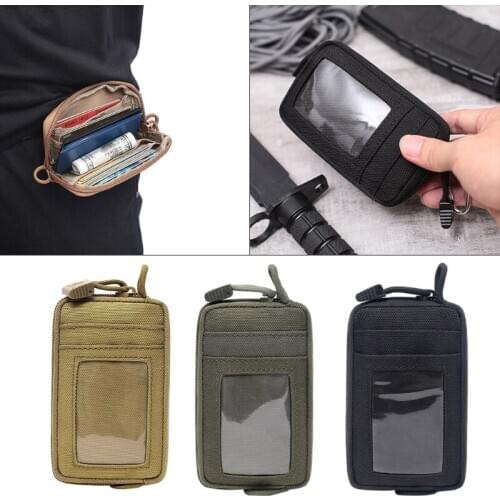 Travel Wallet Card Bag EDC Pouch Camping Hiking Waterproof Waist Bag U7EF