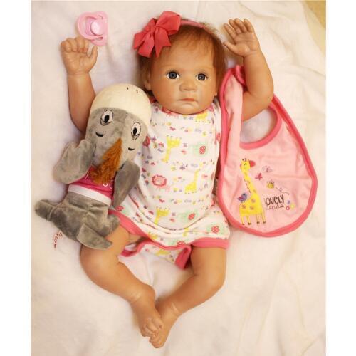 Bebe doll reborn 20" silicone reborn babies dolls for children gift girl toys real alive reborn bonecas brinquedos