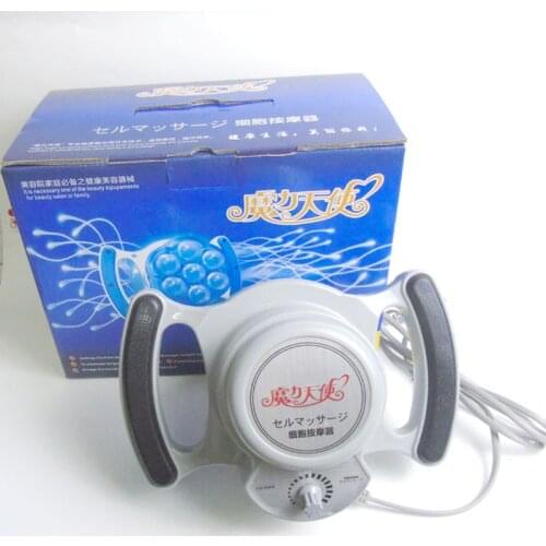 220V Powerful Beauty Salon Spa Tool Full Body Slimming Therapy Massage Roller 3 Vibrating Cell Massage Heads Loss Weight