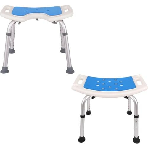 Non-slip Bath Chair 6 Gears Height Adjustable Elderly Bath Tub Shower Chair Bench Stool Seat Bathroom Environment Product