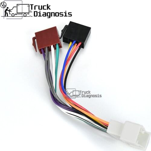 12-018 ISO Radio Adapter for NISSAN 1999+ (select models) Wiring Harness Connector Lead Loom Cable Plug Stereo