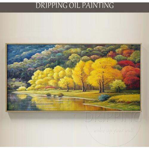 Artist Hand-painted High Quality Modern Landscape Scenery Oil Painting on Canvas Hand-painted Nature Landscape Oil Painting