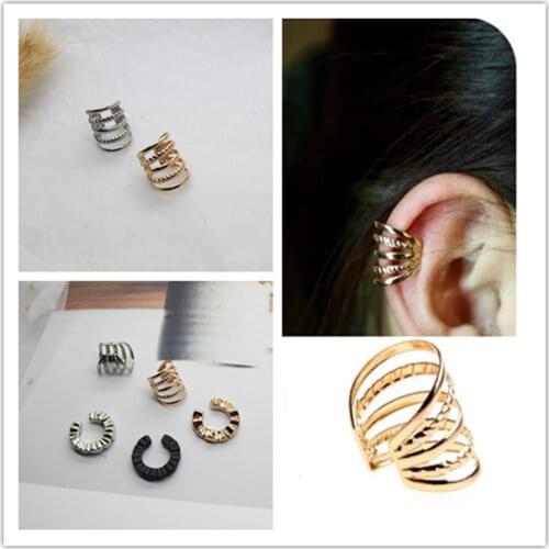 Timlee E025 Grace Fashion Punk Style Alloy Clip Ear Cuff Wholesale