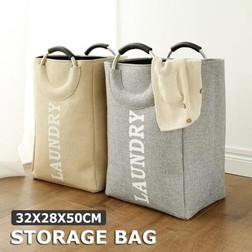 High-capacity Collapsible Storage Bag Beam Port Transparent Organizer Clothes Blanket Baby Toy Basket Container Quilt Travel Bag