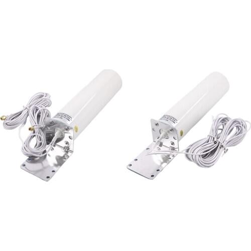 WiFi Antenna 4G LTE Antena SMA 12DBi Omni Antenne Male 5M Dual Cable 2.4GHz for B315 E8372 E3372 ZTE Routers