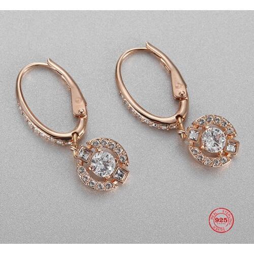 2020 New Fashion Charm Sterling Silver Original 1:1 Copy, Simple Charm Elegant Fashion Earrings Women Luxury Jewelry Gifts