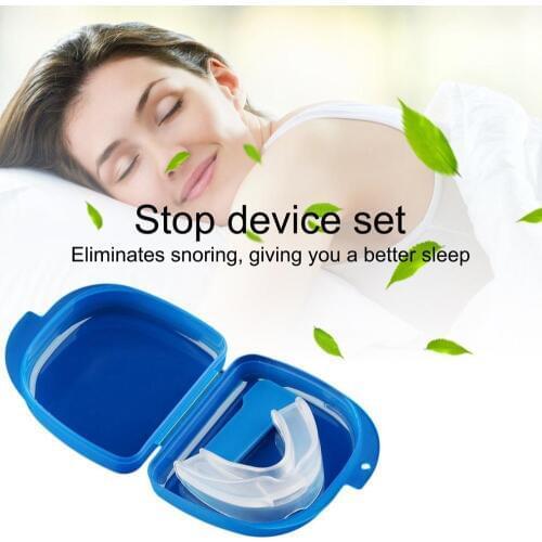 1PCS Health Mouth Guard Stop Teeth Grinding Anti Snoring Bruxism Sleep Aid Tool Eliminates Snoring Health Care Accessories