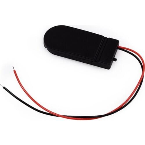 5pcs/lot CR2032 CR2025 2032 Button Coin Cell Battery Socket Holder Case Cover With ON/OFF Switch 3V x2 6V battery Storage Box