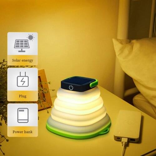Emergency Light Car Working Lamp Camp Hiking Tent Lantern Outdoor Solar LED Light for Fishing Portable Lamp Fodable Waterproof