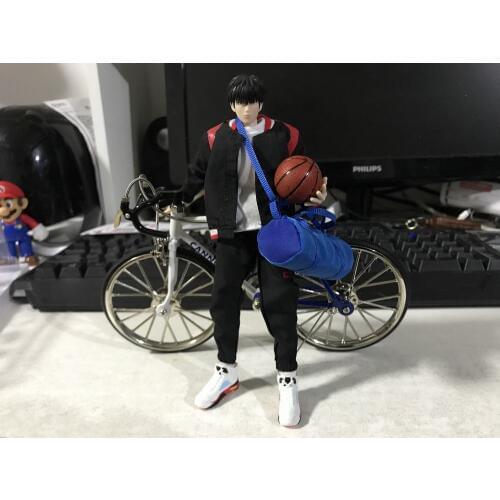 Slum Dunk basketball Bike Alloy Special For Rukawa Kaede Simulation Bicycle Scene Toy For Doll Action Figure Display