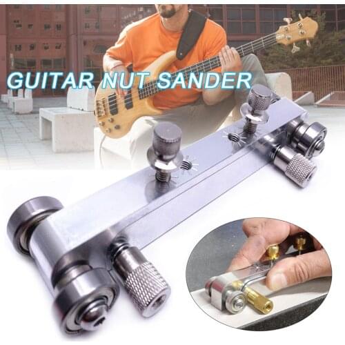 Guitar Bass Nut and Bridge Saddle Sander Precision Guitar Nut Saddle Sanding Tool Luthier Tool Bass Instruments SAL99