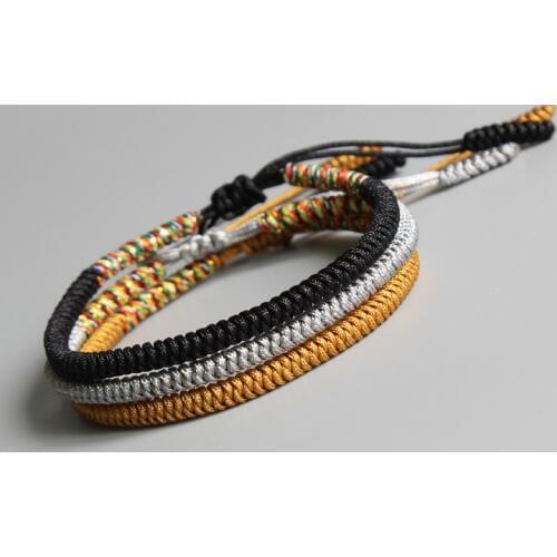 Eastisan Tibetan Buddhist Braided Lucky Knots Bracelet For Man Women Handmade Rope Bracelet Size Adjustable Wholesale confidence