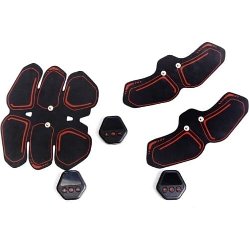 EMS Electric Muscle Weight Loss Stickers ABS Smart Fitness Stimulator At Home Gym Body Slimming Unisex Exercise USB Chargeable