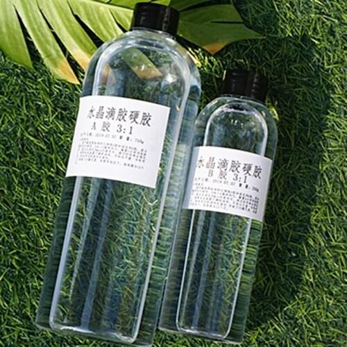 1 Set Clear Resin Epoxy High Adhesive 3:1 AB Crystal Glue Resin DIY Jewelry Making d88