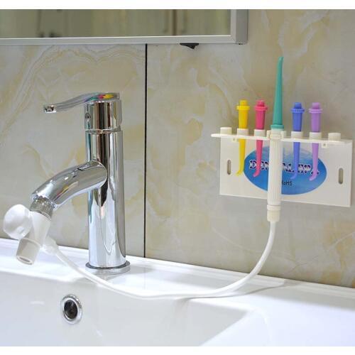 Sink Faucet Dental Oral Irrigator Cordless Dental Floss Dental Water Flosser Jet for Teeth Cleaning Household GDQT2