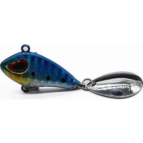 Artificial Metal VIB 6g10g17g25g Freshwater Fishing Hard Bait 3D Eyes Anti-Corrosion Bionic High Quality Metal Fishing Lures