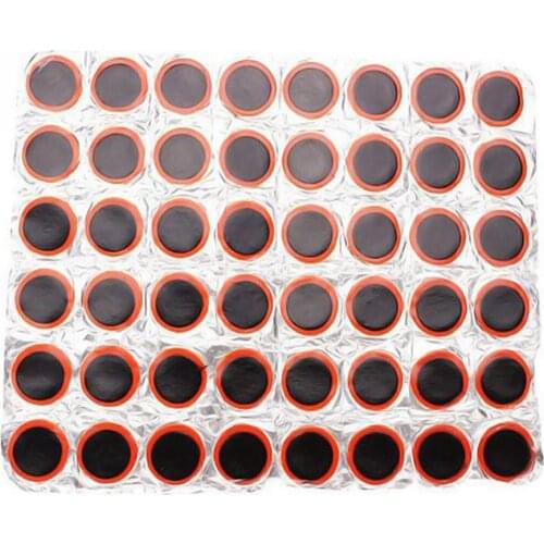 48Pcs/Sheet Bike Bicycle Tire Puncture Repair Adhesive Patch Kit Bike Tire Tyre Rubber Glue Repair Tool