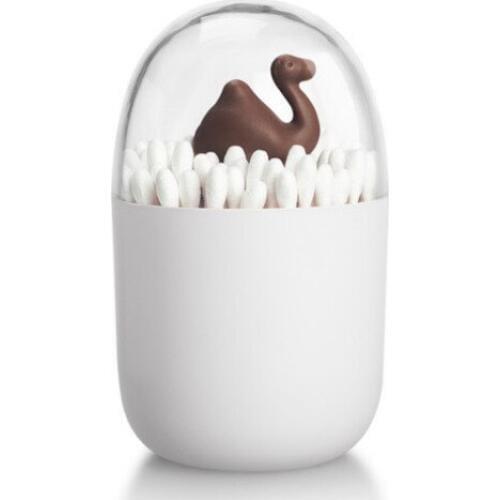 Creative Plant Toothpick Storage Box Cute Animal Cotton Swab Plasic Box Makeup Cotton Organizer Makeup Small Sundries Gift Box