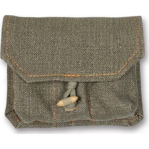 WWII SOVIET ARMY THREE CELL LINEN POUCH ARMY GREEN GIGH QUALITU