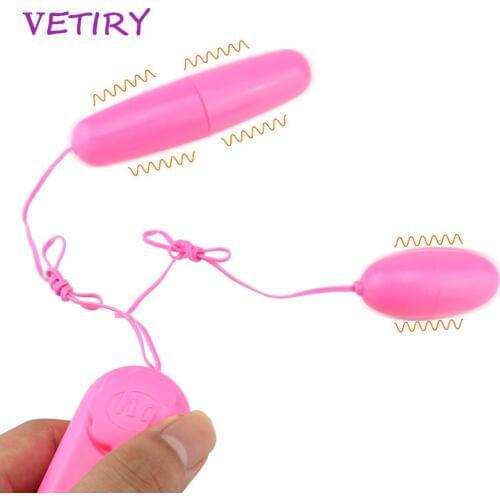 Multispeed Vibrator Remote Control Dual Vibrating Egg Vagina Clitoris Stimulator G-spot Massage Sex Toys for Women Sex Shop