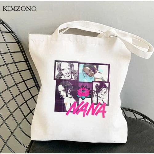 Nana Osaki shopping bag recycle bag reusable cotton canvas shopper bag cloth ecobag sacola tote sac tissu