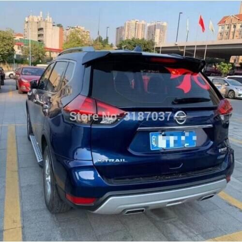 For Nissan X-Trail Rogue T32 2014 -2017 ABS Plastic Unpainted Color Rear Spoiler Wing Trunk Lip Boot Cover Car Styling