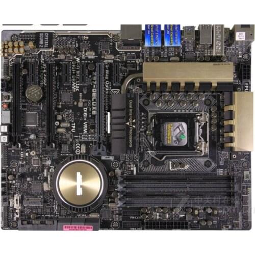 ASUS Z97-Deluxe original mainboard PC DDR3 LGA 1150 USB2.0 USB3.0 USB3.1 32GB I3 I5 I7 CPU Z97 USED Desktop motherboard