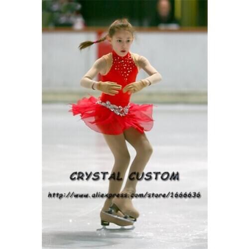 Figure Skating Dress For Girls Graceful New Brand Ice Skating Dresses For Competition Customized DR3926