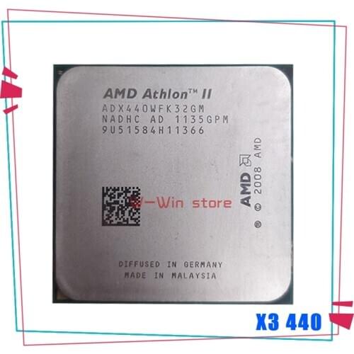 AMD Athlon II X3 440 3GHz Triple-Core CPU Processor ADX440WFK32GI ADX440WFK32GM Socket AM3