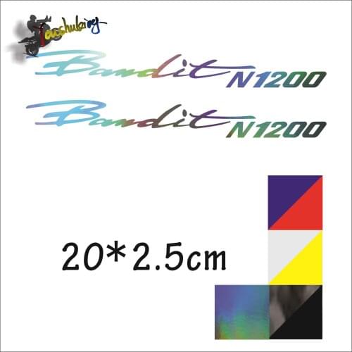 Hot sale Motorcycle Carbon black laser color reflective sticker fit for Bandit 1200N+1200S