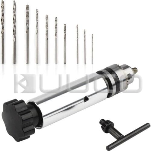 5 PCS/LOT Mini Spiral Hand Push Drill/Hand Drill/Alloy Tools/DIY Tools for Model Resin Jewelry Walnut Amber Beeswax Plastic etc