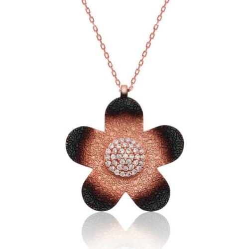 Tevuli 925 Sterling Silver Forget Me Flower Lady Necklace