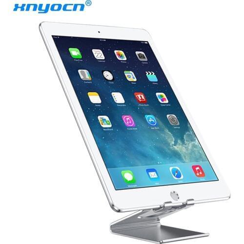 Xnyocn Universal Aluminium Stand Desk Holder For Xiaomi Mobile Phone Holder For iPhone Metal Tablets Stand For ipad Black Friday