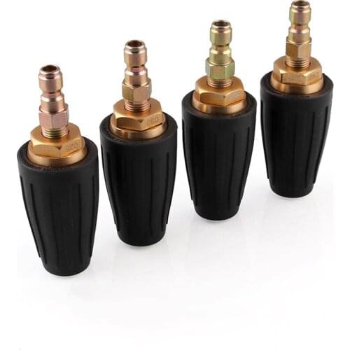 Car Washer Cleaning 1/4" High Pressure Washer Rotating Turbo Nozzle Spray Tip 2.5-4 GPM Quick Connect Rotating 360 Degree