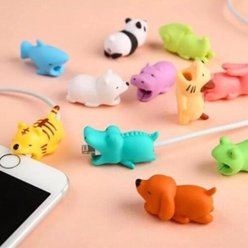 Animal Cable Protector Usb Line Organization Winder Cable Charger Storage Holder Organizer Earphone Cable Protectors