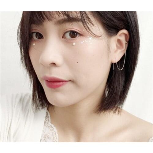 1Pc Hot Punk Mujer Brinco Girl Boucle Bijoux Chain Tassel Leaf Clip Ear Cuff Earrings For Women Jewelry Boucles Pendientes