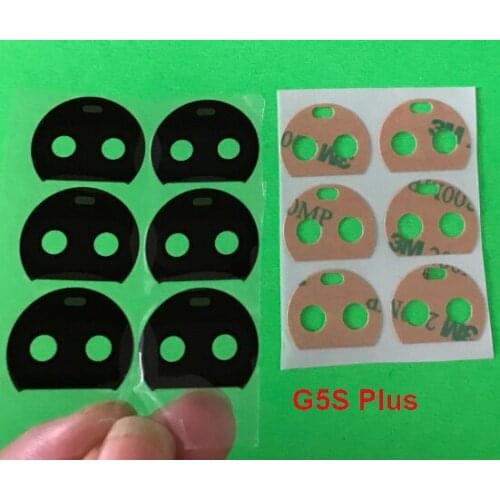 100Pcs/Lot For Motorola G5S Plus Rear Back Camera Glass Lens Cover For Moto G5S+ Replacement Parts