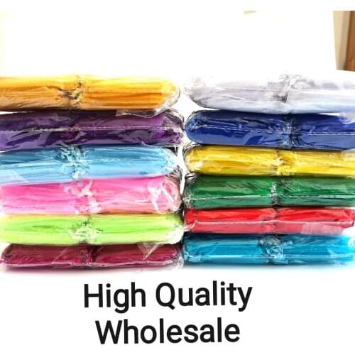 1000pcs/lot Small Jewelry Bag Wholesale Gift Pouches Bags Drawstring Bag Packaging Christmas Candy Wedding Party Goodie Supplies