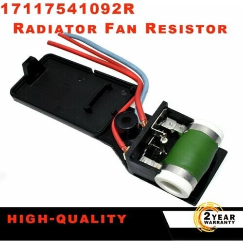 17117541092R 1Pcs Car Engine Cooling Radiator Fan Motor Resistor for Mini Cooper R50 R52 R53 2003 2004 2005 2006 2007 2008 Hot