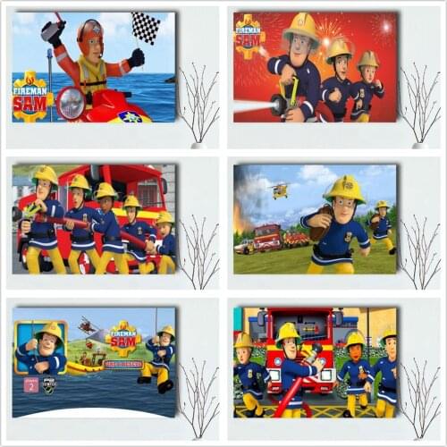 5D diamond painting firefighter poster picture mosaic diamond embroidery retro print poster cross stitch kit home decoration art