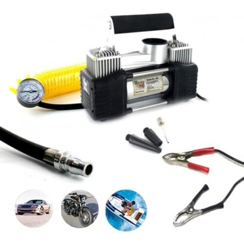 Auto Car Double Piston Tire Inflator Compressor Pump