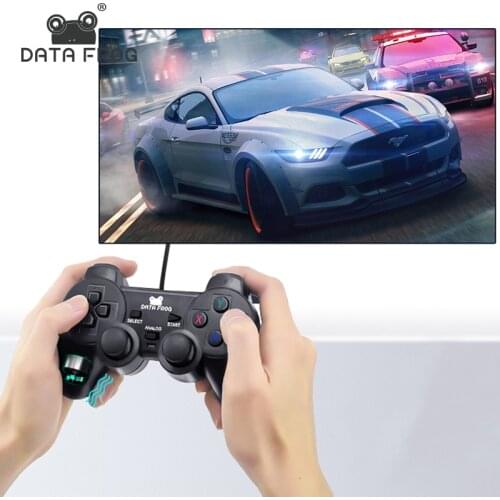 Data Frog USB Wired Controller Controle For Computer Laptop Vibration Handle Gamepad For PC Joystick For Win7/8/10/XP