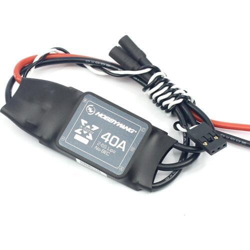 Hobbywing XRotor 2-6S Lipo 40A / 20A / 10A Brushless ESC No BEC High Refresh Rate for Multi-axle Aircraft Copters