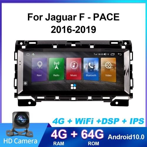 Igation GPS Car stereo A Car Radio DVD Multimedia Video Player Navndroid 10.0 9 Inch touch screen For jaguar F-PACE