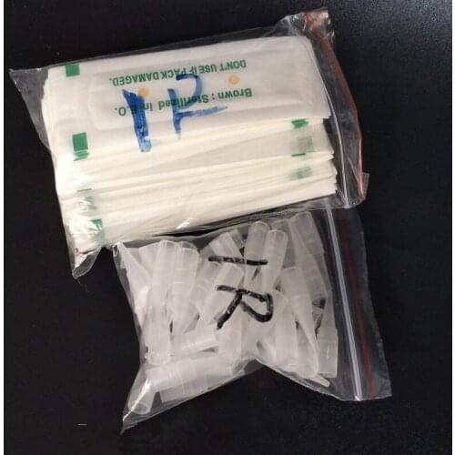 500Pcs Needles + 500pcs Traditional Machine Needle Caps For Permanent Makeup Eyebrow Eyeliner Lips Tattoo