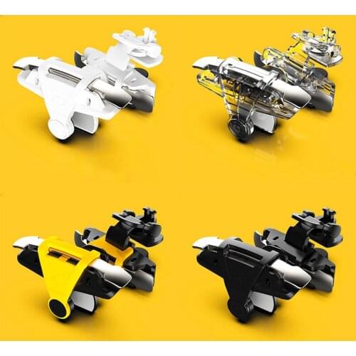 Game Controller For PUBG Sensitive Mobile Phone Gaming Shoot And Aim Triggers Fire Button Gamepad ABS+metal With Packaging