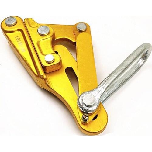 Wire Rope Grip Pulling Puller Tightening Tool 10KN 1 Ton 25-70 Aluminum magnesium alloy